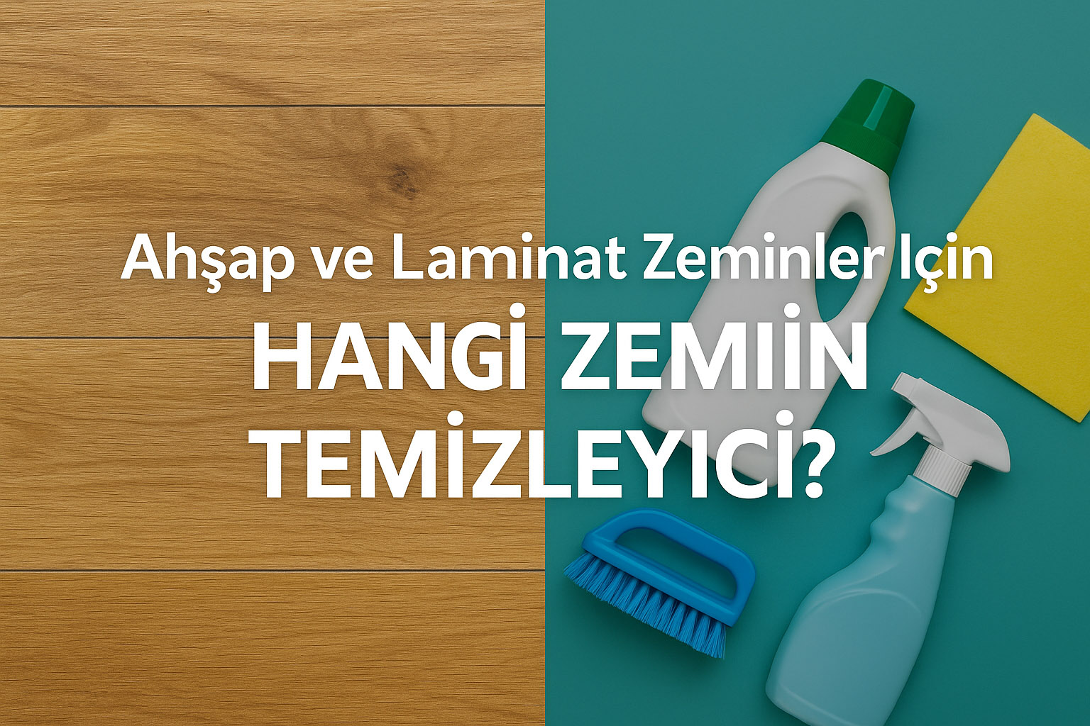 Ahşap ve Laminat Yüzeyler İçin Hangi Temizleyici Kullanılmalı ?