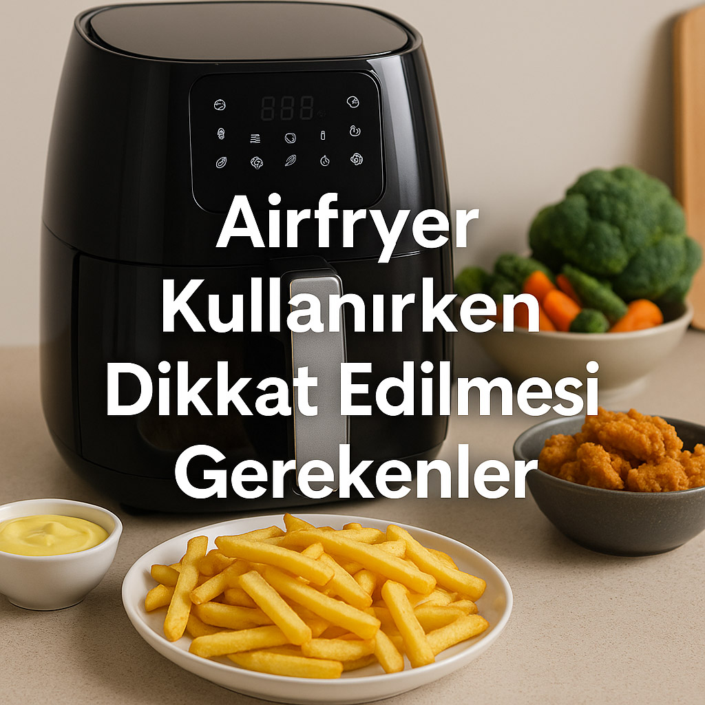 Airfryer Kullanırken Dikkat Edilmesi Gerekenler: Sağlıklı ve Pratik Pişirme İpuçları