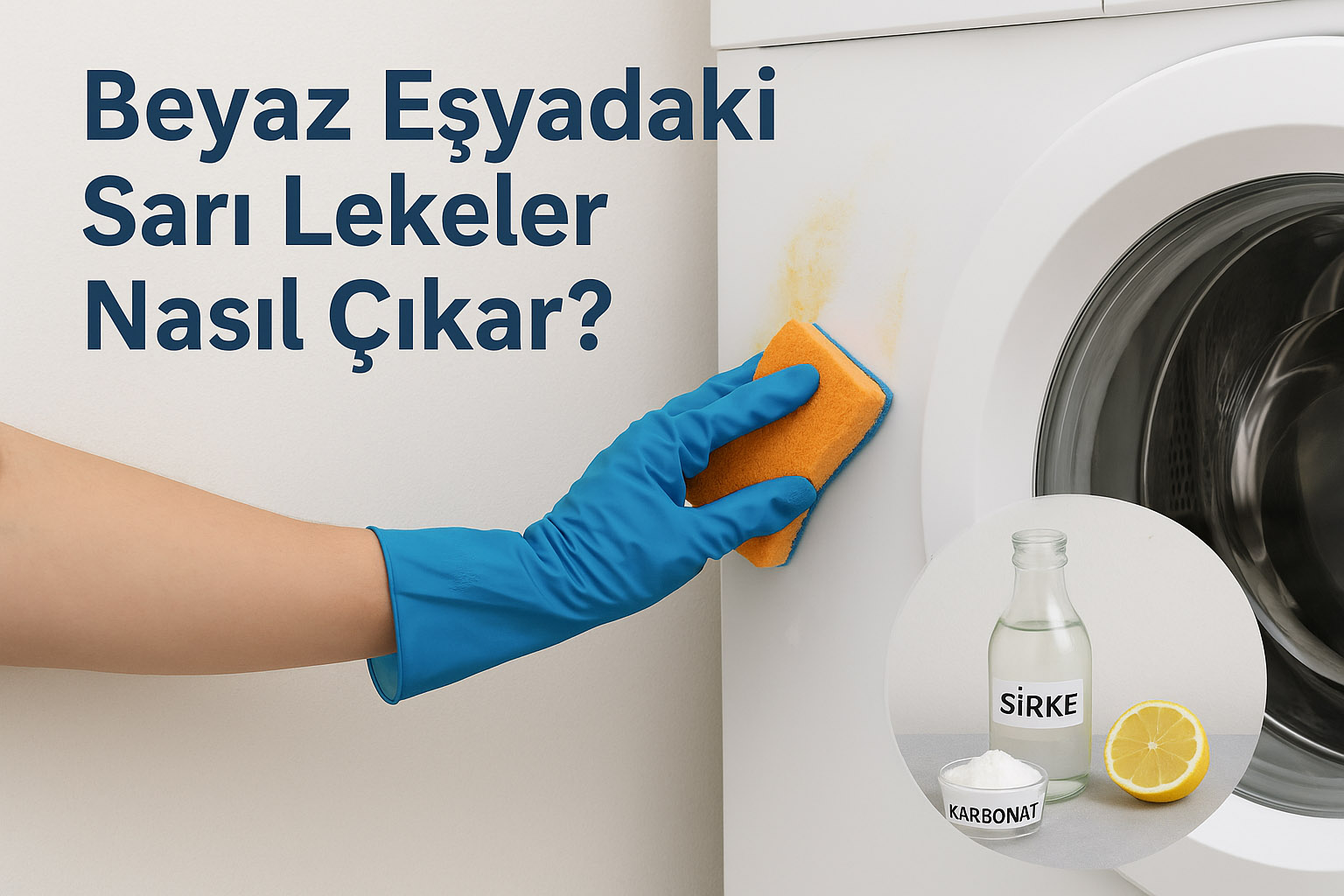 Beyaz Eşyadaki Sarı Lekeler Nasıl Çıkar?