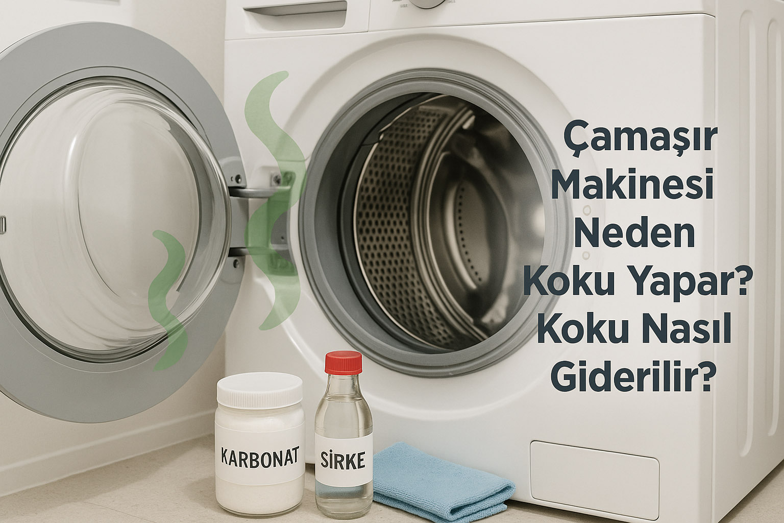 Çamaşır Makinesi Neden Koku Yapar, Koku Nasıl Giderilir?