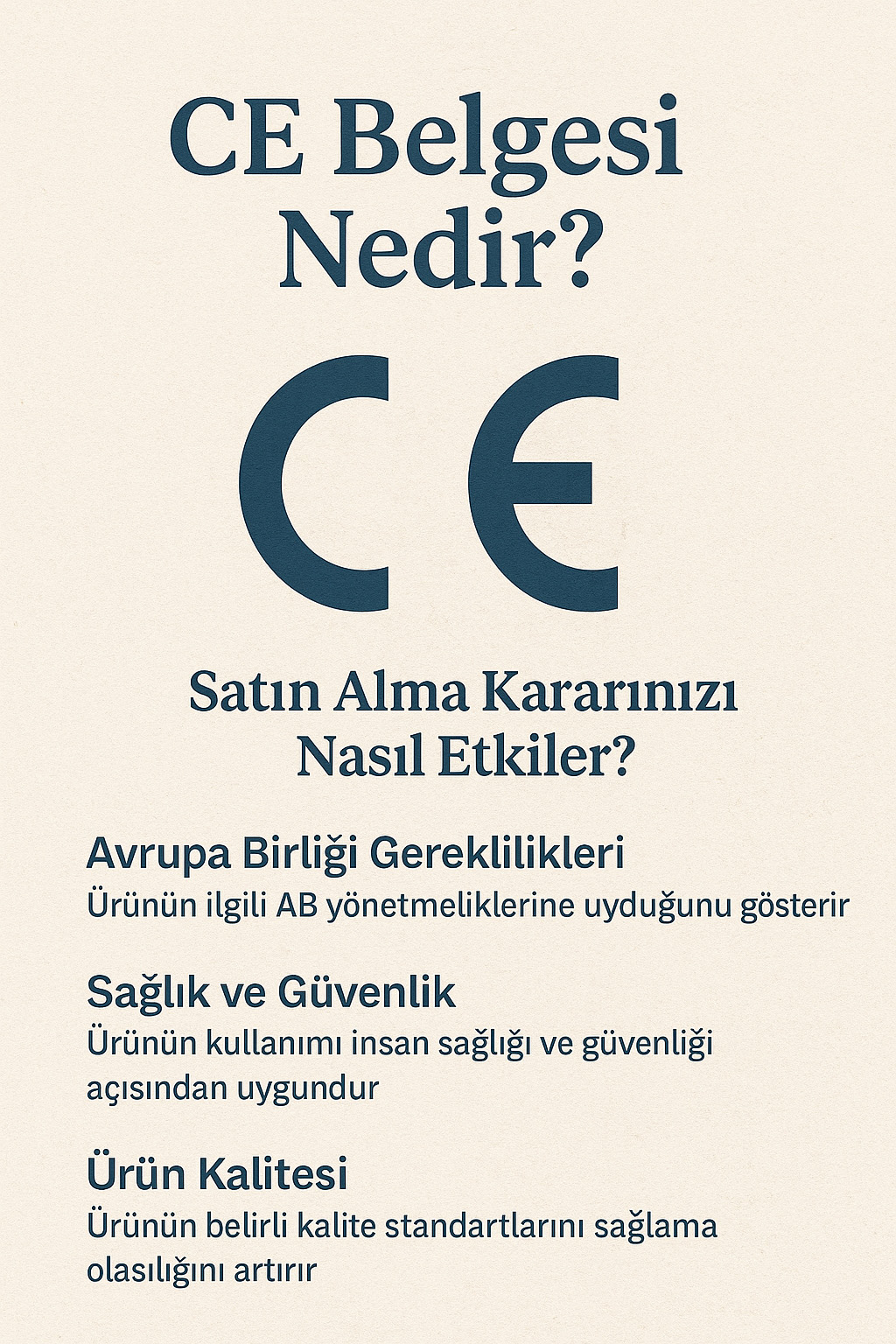 CE Belgesi Nedir? Satın Alma Kararınızı Nasıl Etkiler?