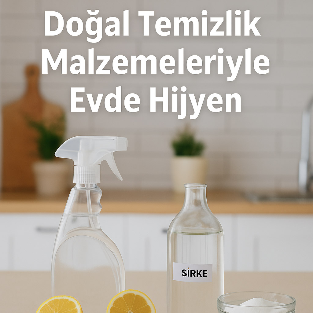 Doğal Temizlik Malzemeleriyle Evde Hijye