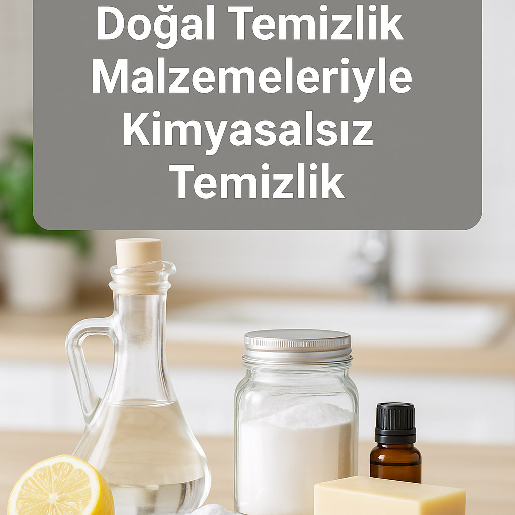 Doğal Temizlik Malzemeleriyle Evde Kimyasalsız Temizlik