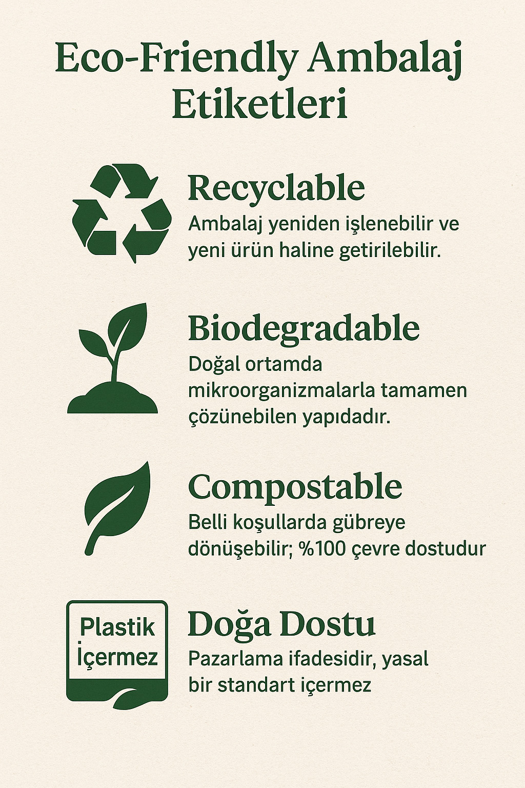 Eco-Friendly Ambalaj Ne Demek? Tüm Etiketler Açıklanıyor