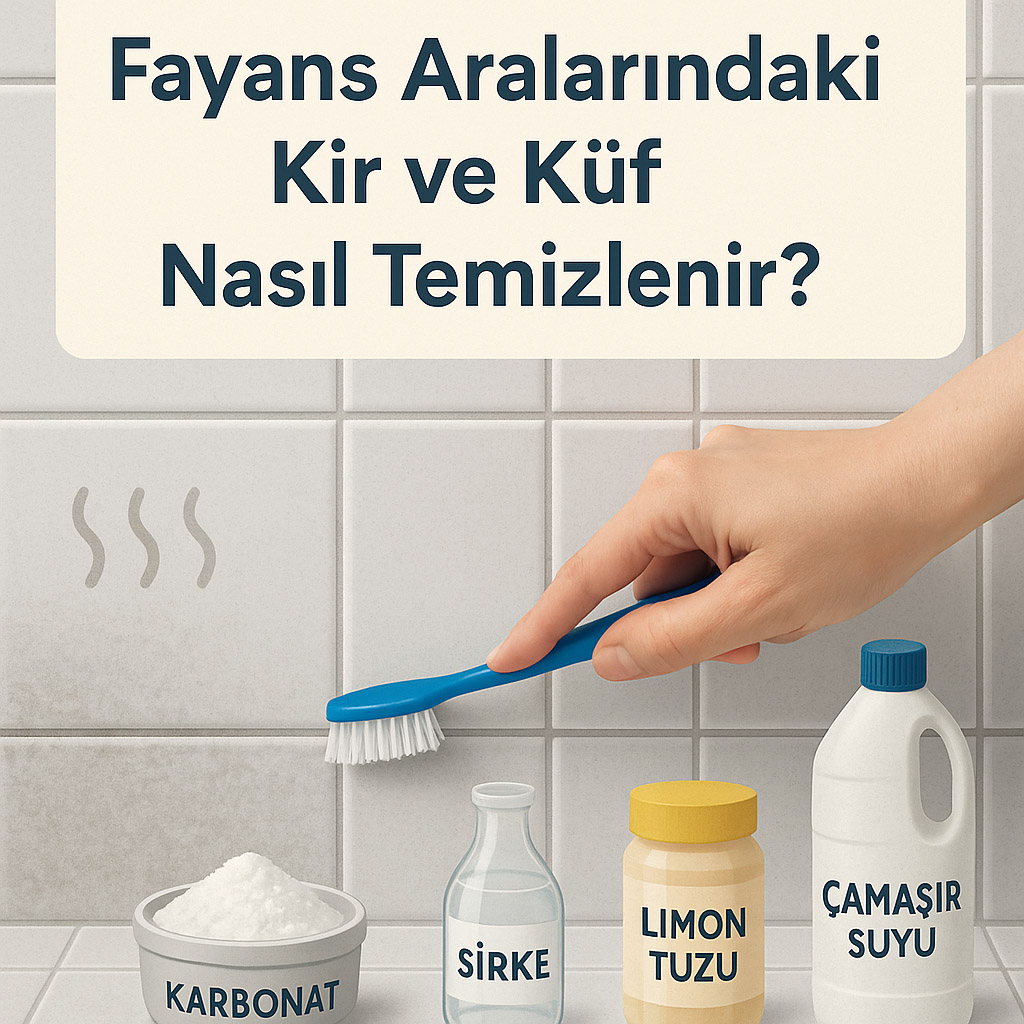 Fayans Aralarındaki Kir ve Küf Nasıl Temizlenir?
