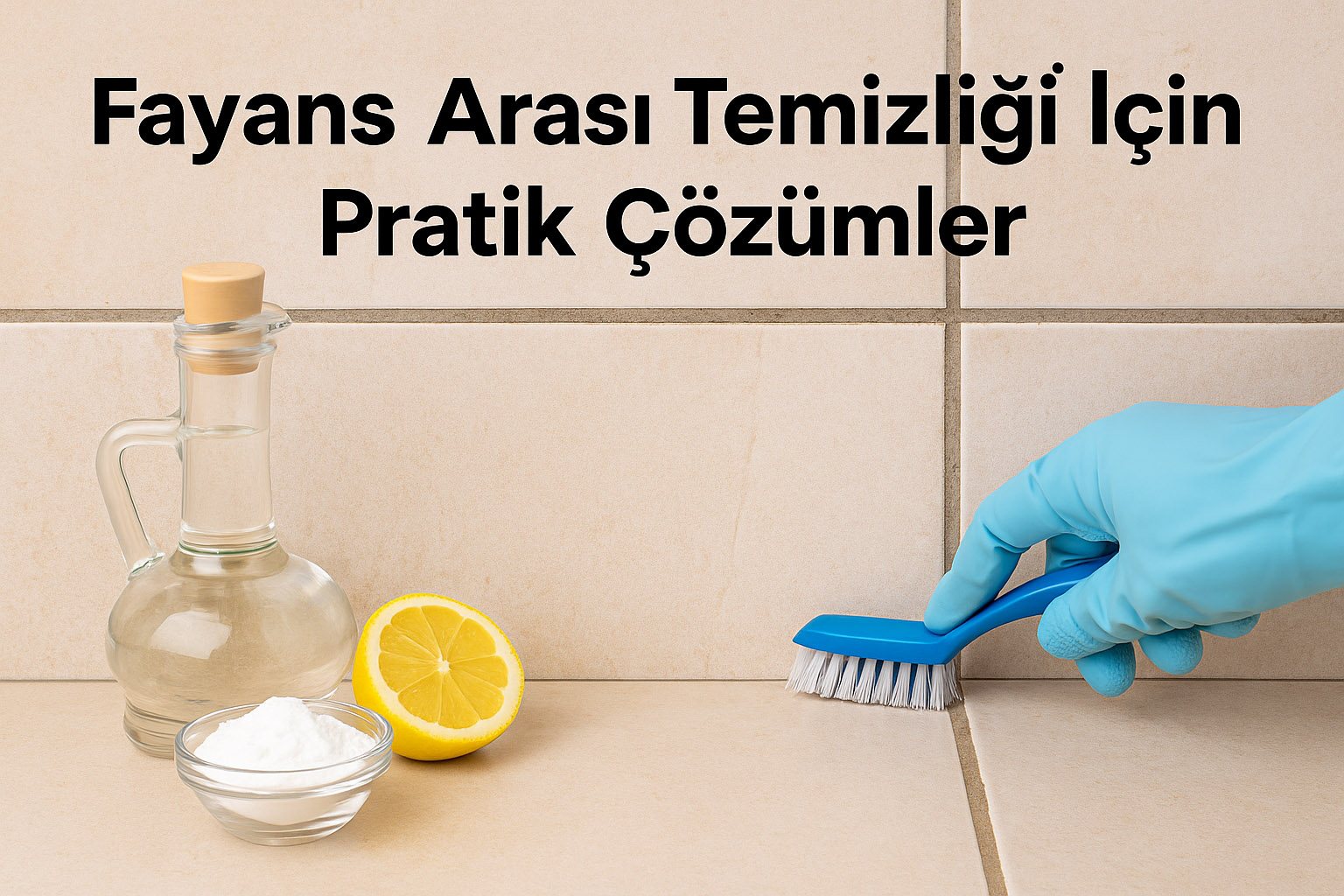 Fayans Arası Temizliği İçin Pratik Çözümler
