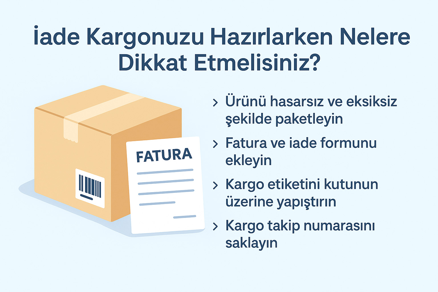 İade Kargonuzu Hazırlarken Nelere Dikkat Etmelisiniz?