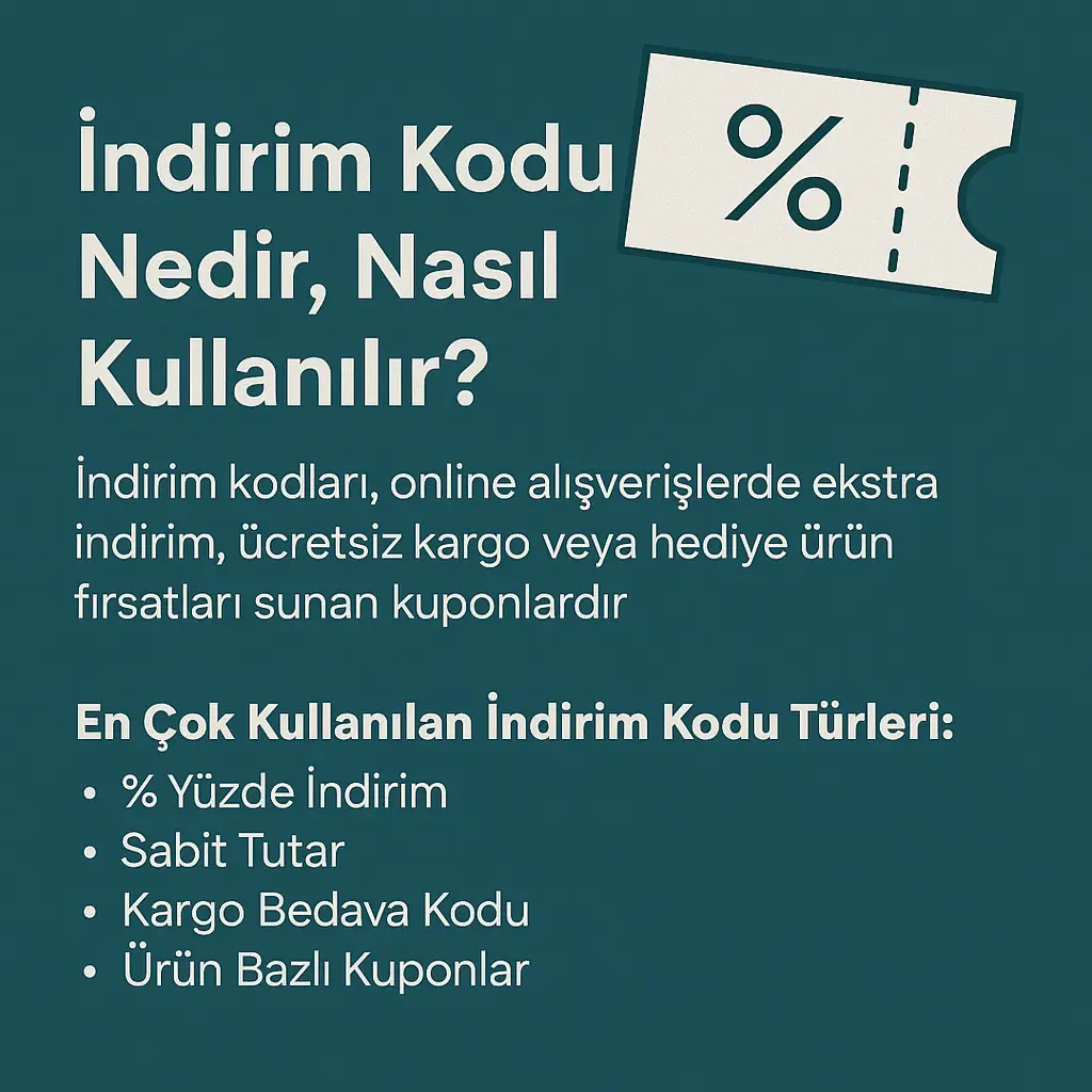 İndirim Kodu Nedir, Nasıl Kullanılır? Tüketici Rehberi