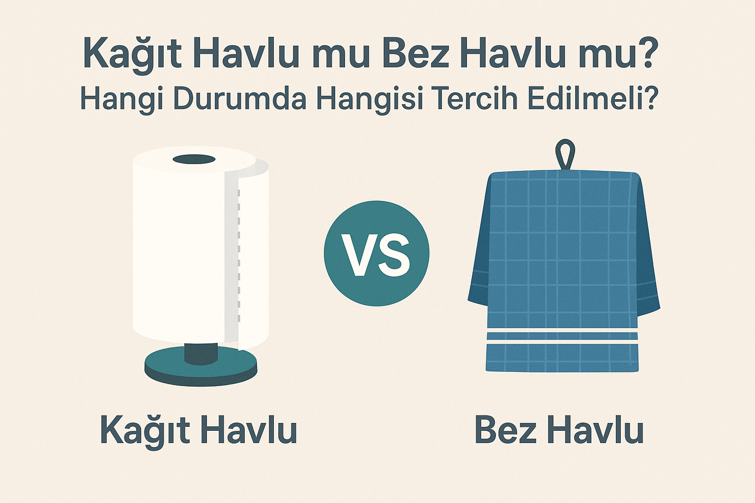 Kağıt Havlu mu Bez Havlu mu? Hangi Durumda Hangisi Tercih Edilmeli?
