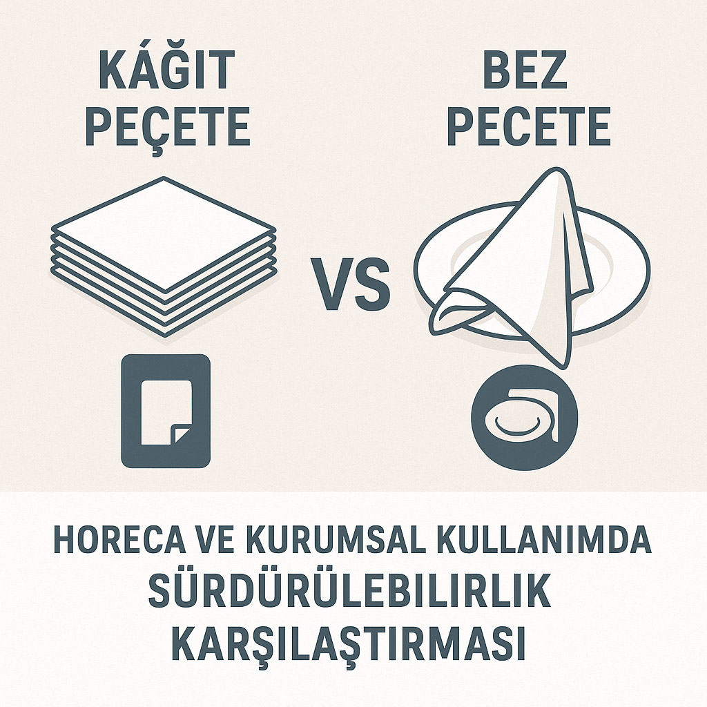 Kâğıt Peçete mi, Bez Peçete mi? Horeca ve Kurumsal Kullanımda Sürdürülebilirlik