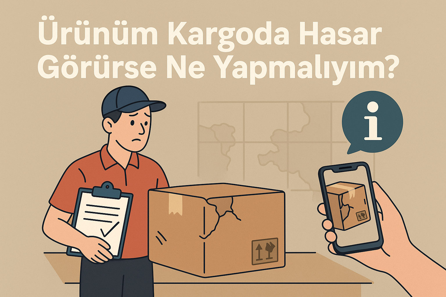 Ürünüm Kargoda Hasar Görürse Ne Yapmalıyım?