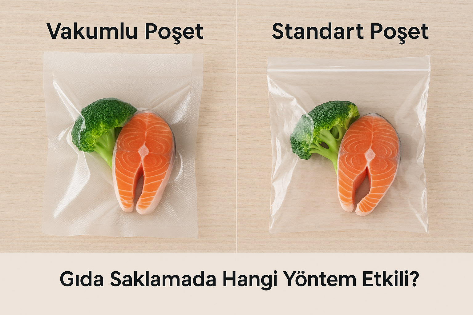Vakumlu Poşet mi, Standart Poşet mi? Gıda Saklamada Hangi Yöntem Etkili?