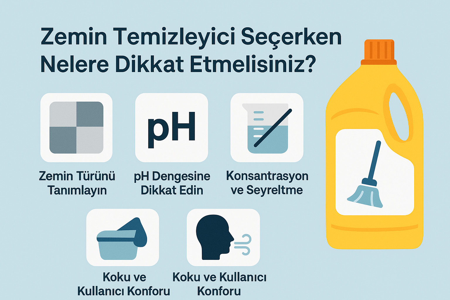 Zemin Temizleyici Seçerken Nelere Dikkat Etmelisiniz?