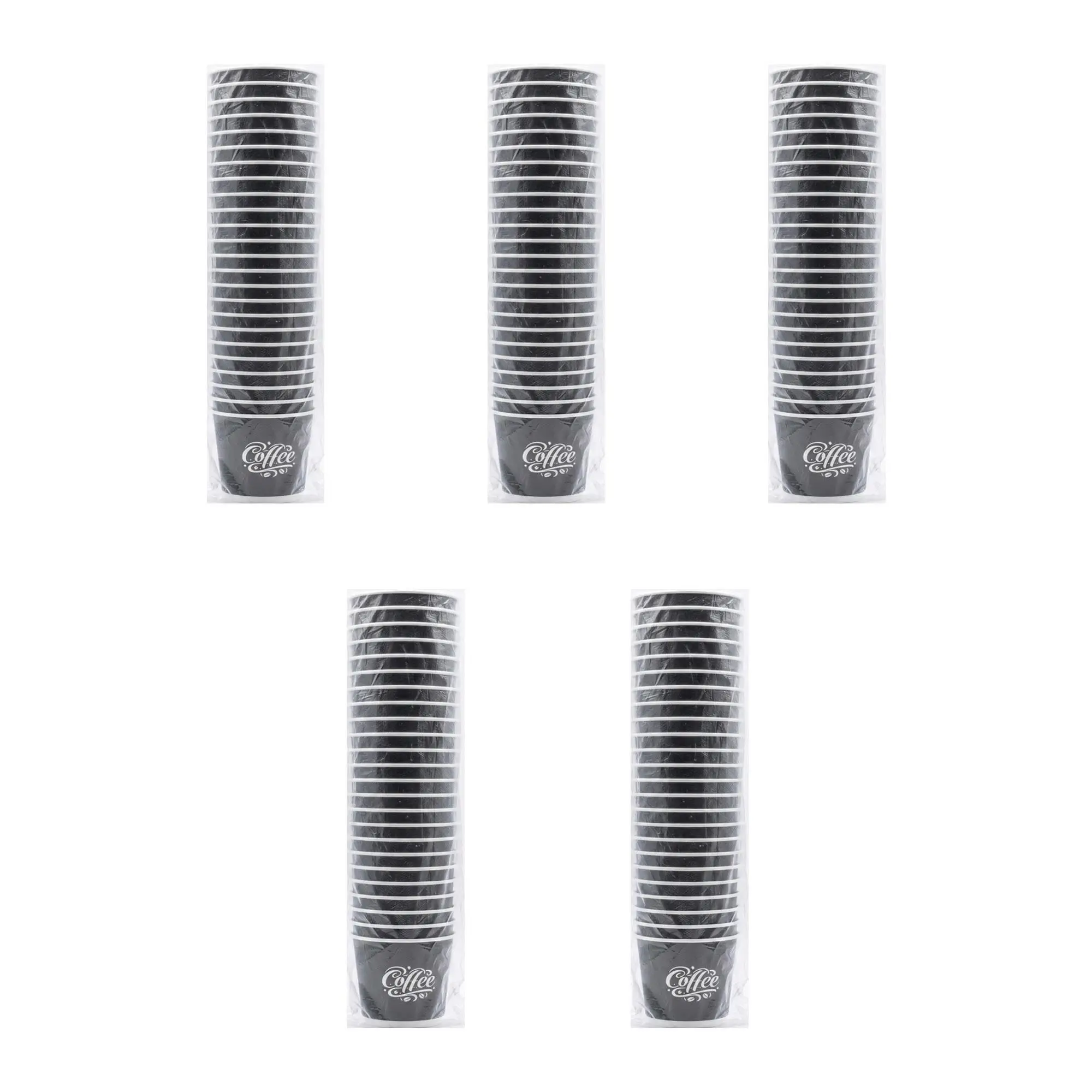 Ekstra Kalın Yakmaz Kağıt Bardak - Double Karton Bardak - 8 Oz - 25 Adetlik 5 Paket