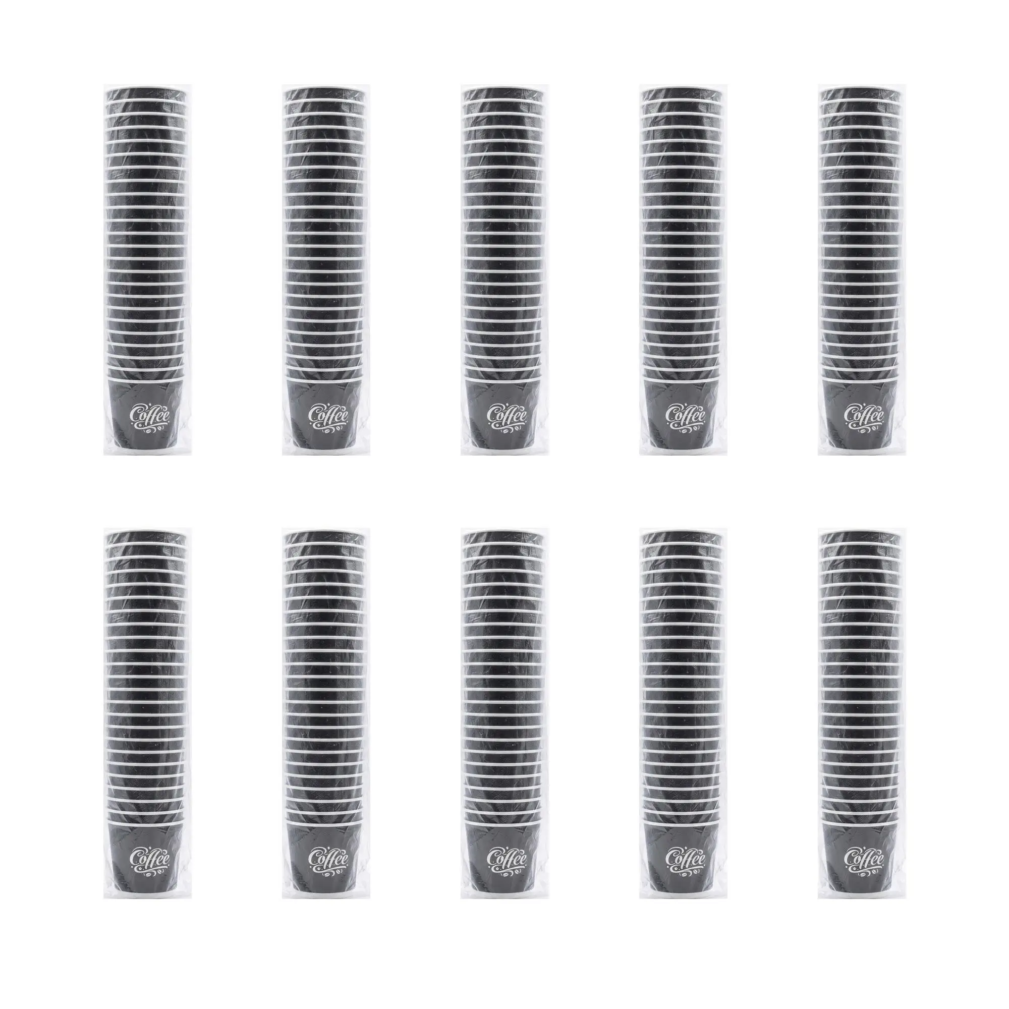 Ekstra Kalın Yakmaz Kağıt Bardak - Double Karton Bardak - 8 Oz - 25 Adetlik 10 Paket