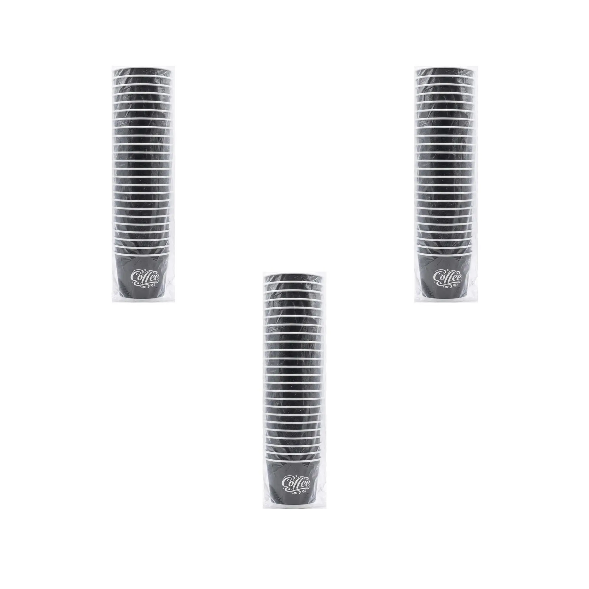 Ekstra Kalın Yakmaz Kağıt Bardak - Double Karton Bardak - 8 Oz - 25 Adetlik 3 Paket