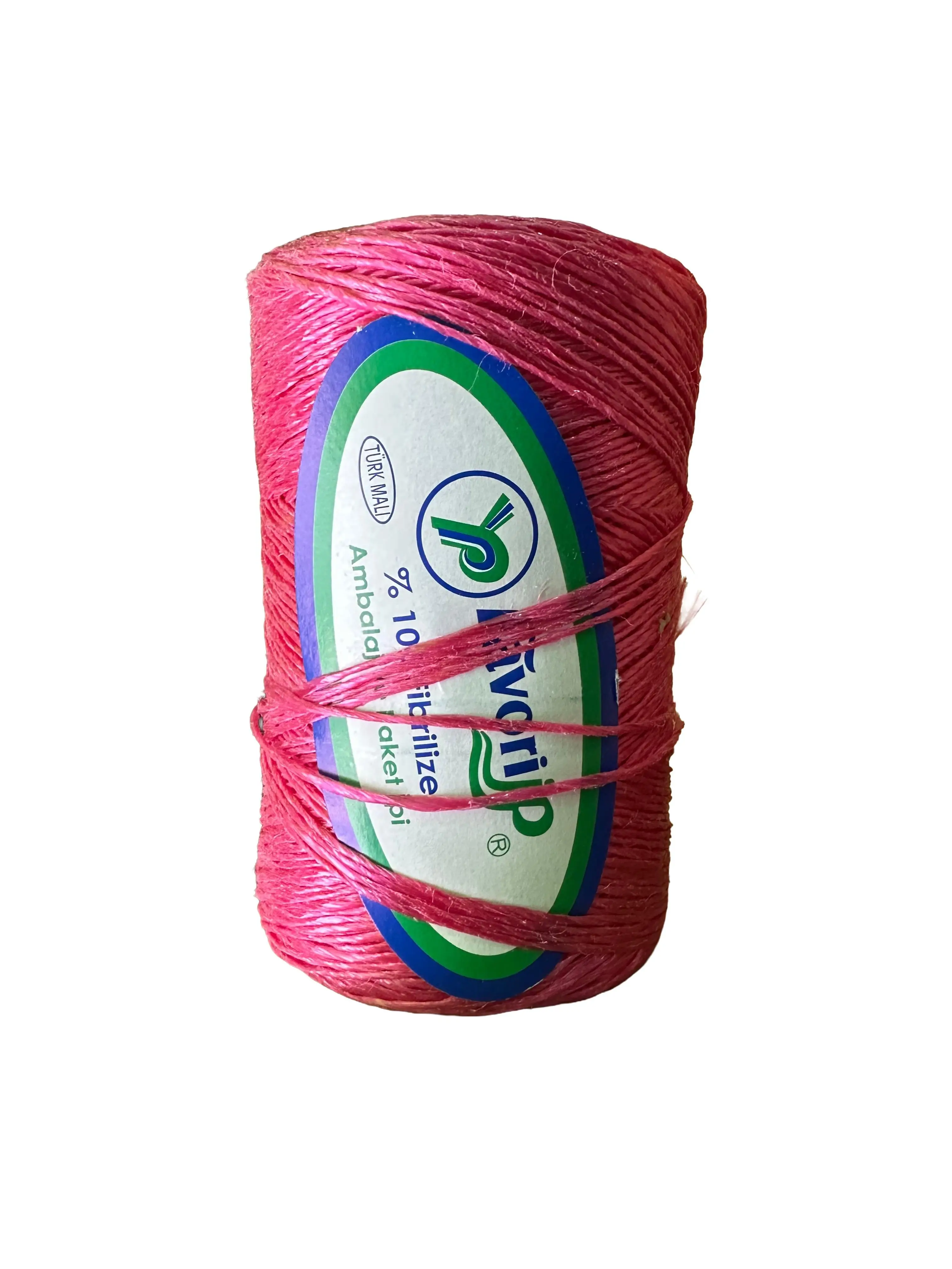 Favori İp 5000 Denye -0.8 Mm- Ambalaj ve Paket İpi Naylon Burgulu Örgü Çamaşır İpi - Pembe - 1 Adet